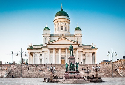 Senate square in Helsinki