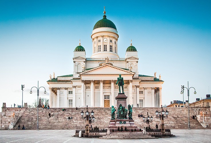 Helsinki Cathedral in Finland