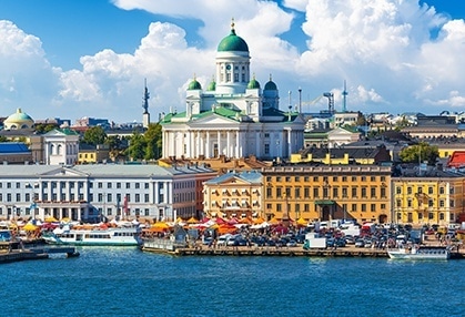 Helsinki skyline