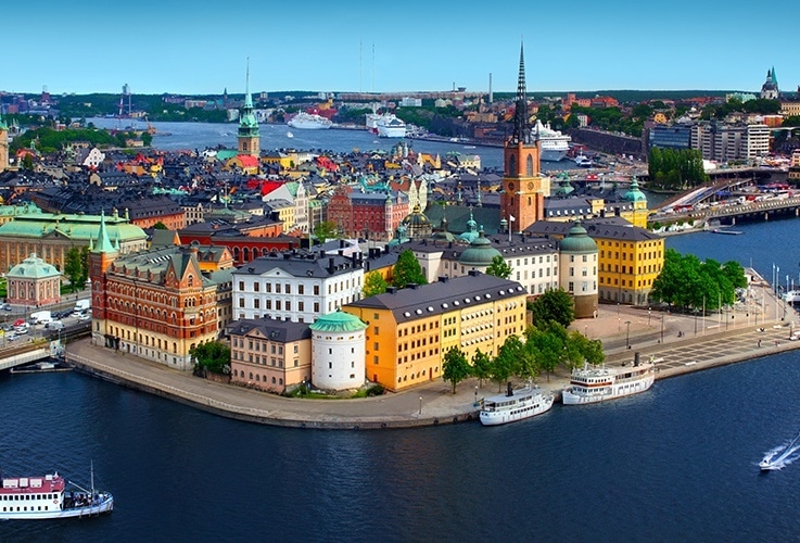 Famous Stockholm Skyline