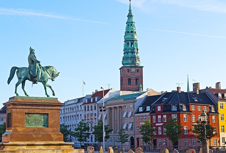 Church spiral in Copenhagen